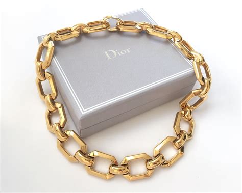 vintage christian dior choker necklace|genuine christian dior necklace.